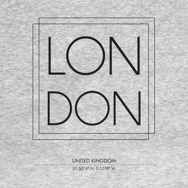 London City Minimal Typography 2 by StudioGrafiikka